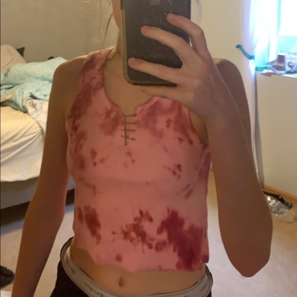 safety pin tank top (handmade) - Picture 2 of 2